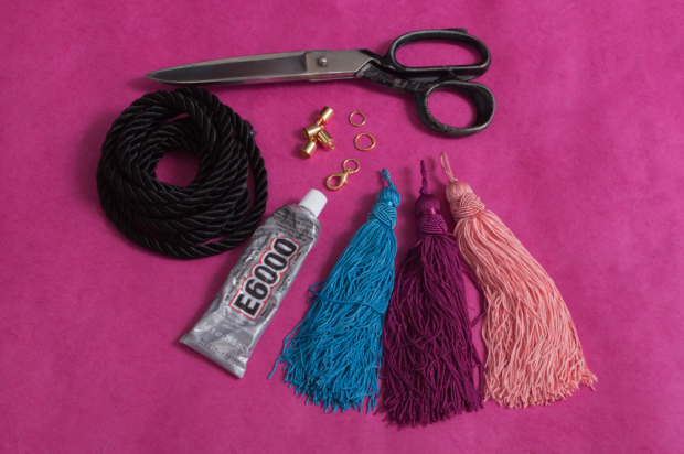 M&amp;J Trimming - Cord and Tassel Necklace DIY Materials